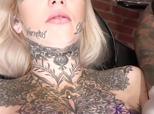groß-titten, titten, fetisch, wirklichkeit, tattoo