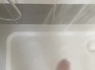 Shower and show my soft dick