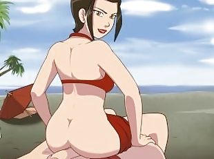 plaža, animacija, hentai