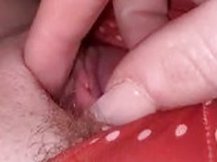 klitoris, onani, orgasme, amatør, bbw, pov, truser, fetisj, alene