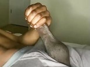 Edging my THICK BBC until I blow a MASSIVE LOAD (Nut Video W/Moans)