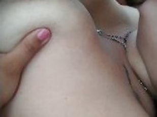 orgasme, amatør, hardcore, latina, rødhåret, virkelig, tattoo