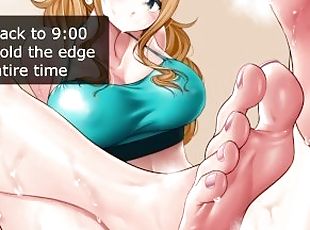 pieds, point-de-vue, anime, hentai, humiliation, femme-dominatrice