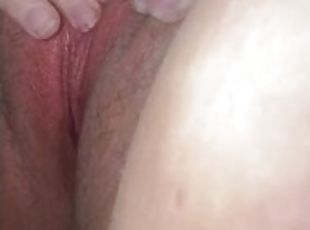 klitoris, feit, hårete, onani, orgasme, pussy, amatør, bbw, kåt, alene