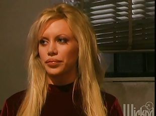 Blonde Milf Gets Warm Cum On Her Big Tits In Restaurant