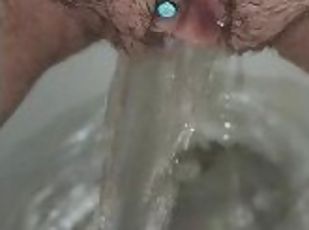 Pissing, with new vch piercing on show