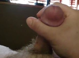 Beating my dick after work