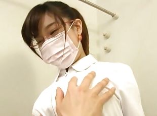 Japanese darling gets fucked hard in the shower - Sakura Chinami