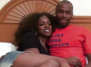 Amateur black couple Jordan Love and Doran W put on a show trying to go pro in the porn business.
