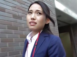 Video of beautiful Komori Anna sucking a dick of a stranger