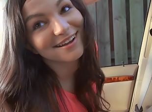 POV video of amateur girlfriend Nina Turk getting fucked good