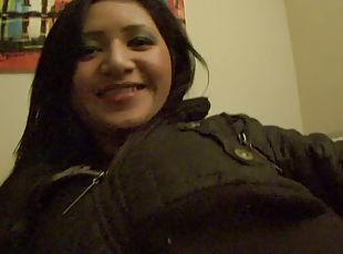 Horny girlfriend is ready to be fucked on camera