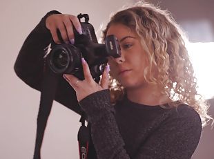 Amateur photographer Allie Addison is surprised by the size of his cock