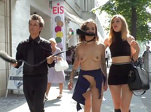 Lovely Mona Wales loves everything about humiliation in the public