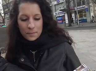 Hunt4k. cameraman fucks comely brunette next to her