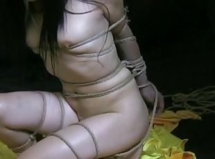 Bound bitch is bdsm treated and humiliated by the master