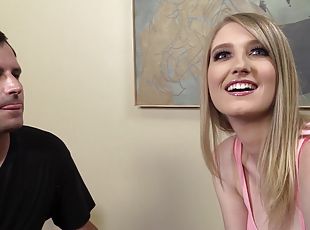 Softcore behind-the-scenes clip with hot blonde Summer Carter