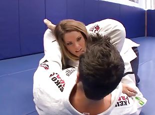 They got horny in judo and then went home to fuck
