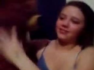 Naughty Teen Flashing Her Tits In Homemade Video