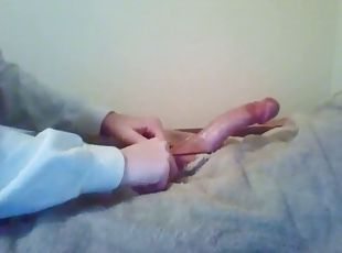 Dick tied up, vibrate, and the milked