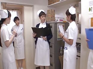 asiático, enfermeira, hardcore, japonesa, uniforme, realidade, suculento
