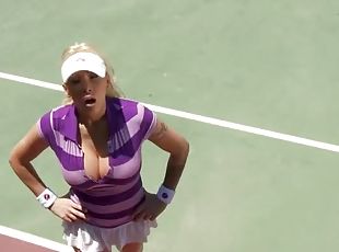 Playing Tennis is Overrated When You Can Have Hardcore Sex Outdoors