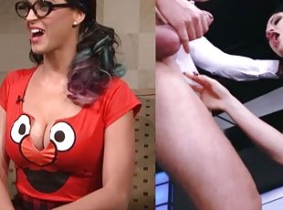 Katy Perry is a naughty little cock sucking slut