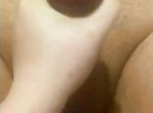 Teasing my husbands dick with a massage and masturbation to make him cum