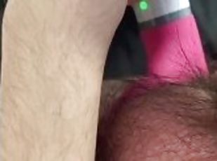 Beautiful Hairy Trans Girl Gives Herself an anal orgasm
