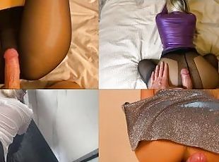 orgasme, collants, amateur, milf, compilation, black, culotte, femme-habillée-mec-nu, serrée, fétiche