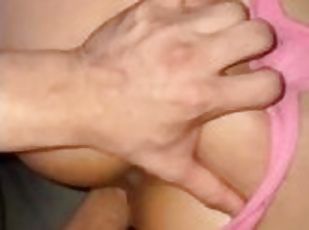 LATINA STEP SISTER SNEAKS IN FOR A QUICK FUCK CUMSHOT