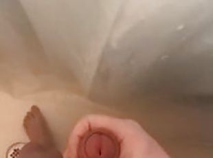 bad, masturbation, amatör, gigantisk-kuk, fetisch, dusch, ensam, kuk