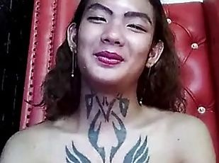 asiatique, gros-nichons, transsexuelle, amateur, ejaculation-sur-le-corps, ladyboy, assez, bout-a-bout, tatouage