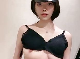 asiatisk, webcam, solo, kinesisk