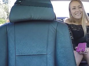 Sadie Blair seduced by a horny driver for a quick sex session