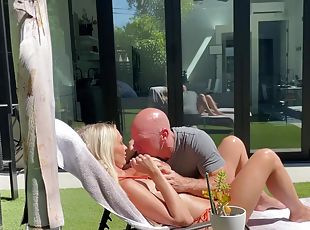 Busty Blonde Loves The Big Dick Of Her Bald Lover With Sophie Reade And Johnny Sins