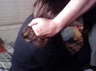 Older sister fucked and humiliated by fat pervert