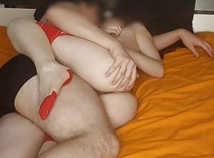orgasme, chatte-pussy, doigtage, parfait, cow-girl