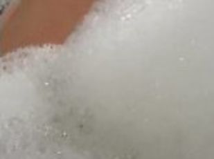 Soapy bubble bath: showing off my body