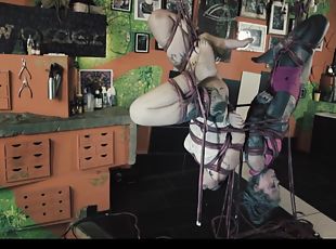 Anuskatzz Gets Tied Up In Shibari With Cute Tattoo Girl From For Dirty Dreaz Bdsm Rope Play