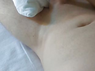 Quickly jerking off before work