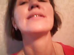 Mature Russian woman loud fucks with her husband