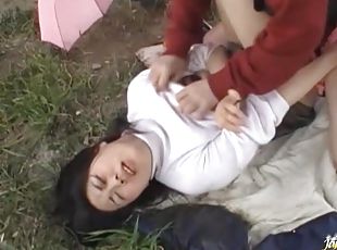 Sexy Japanese Chick Pounded by Surprise!
