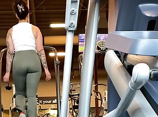 Gym Candid Big Booty Latina
