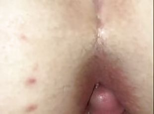 cul, amateur, anal, énorme-bite, ados, hardcore, ejaculation-interne, horny, bite