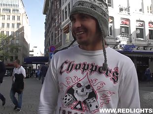 Guy on vacation from Mexico fucks a hot hooker in Amsterdam