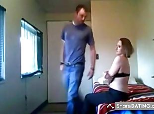 Hot mature landlord comes 'round for a fuck