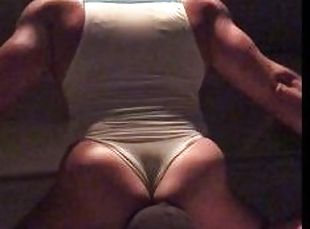 Strong long domination and facesitting session no time to breath in white singlet no limits no mercy