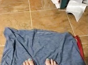 White women’s feet