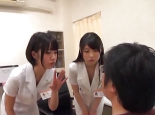 hemşire, doktor, zorluk-derecesi, japonca, mastürbasyon, üç-kişilik-grup, giysili-sex, üniforma